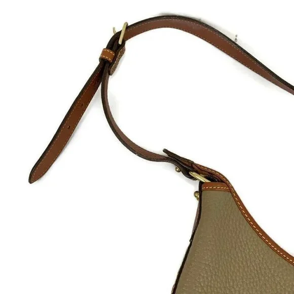 Dooney & Bourke Hobo Bag Purse Style R152 TP All Weather Leather Pebbled - Picture 3 of 10